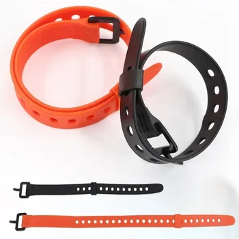 Travel Tied Belt Durable Rubber Cargo Tie Down Luggage Lash Belt Strap Camping Hiking Cargo Storage Belt Buckle