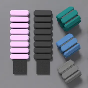 Pesas de muñeca para brazos y piernas peso ajustable, pulsera ponderada portátil para Yoga, correr, entrenamientos de gimnasio Cardio