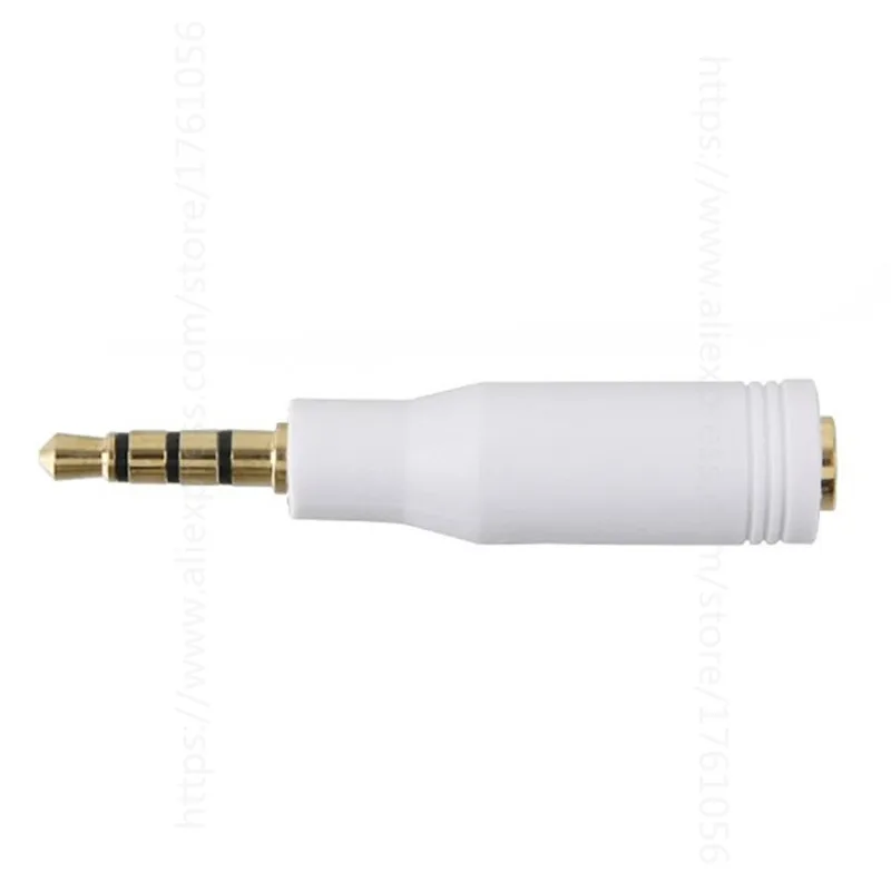 3.5mm  4 pole Male to 3.5mm  3 pole Female Jack Stereo Audio Adapter 3.5 M/F  Adaptor