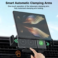 Car Wireless Charger for Samsung Galaxy Z Fold 6/5/4 Flip 4/3 S24 S23 Wireless Car Charger Dual Coil Fast Charging Car Air Vents - Image 5