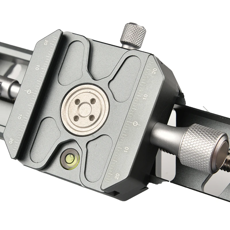 Vlogmagic VM-18 Macro Focusing Rail with Screw-Knob Clamp Integrated Arca-Type Quick Release System for Macros Photography