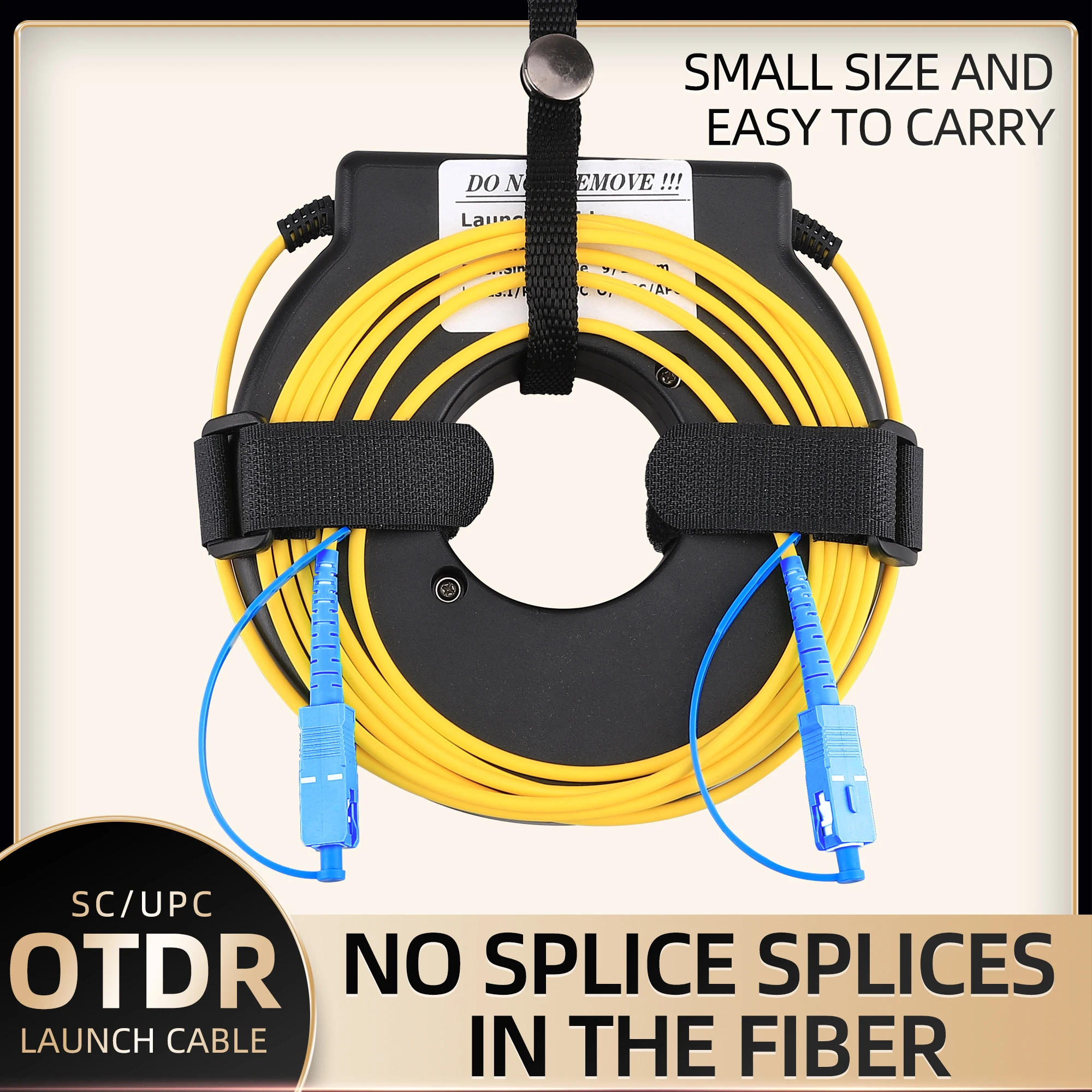 Cavo Di Lancio Otdr Fibra 300/500/1000M Single Mode Sc/Upc Otdr Test Extension Cord Otdr Dead Zone Eliminator 1Km