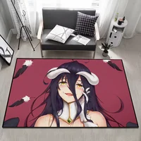 Door Mat Sexy For Girl Living Room Bedside Decoration Bed Floor Bath Kitchen Anime OVERLORD Albedo Entrance Carpet Large Rug 1