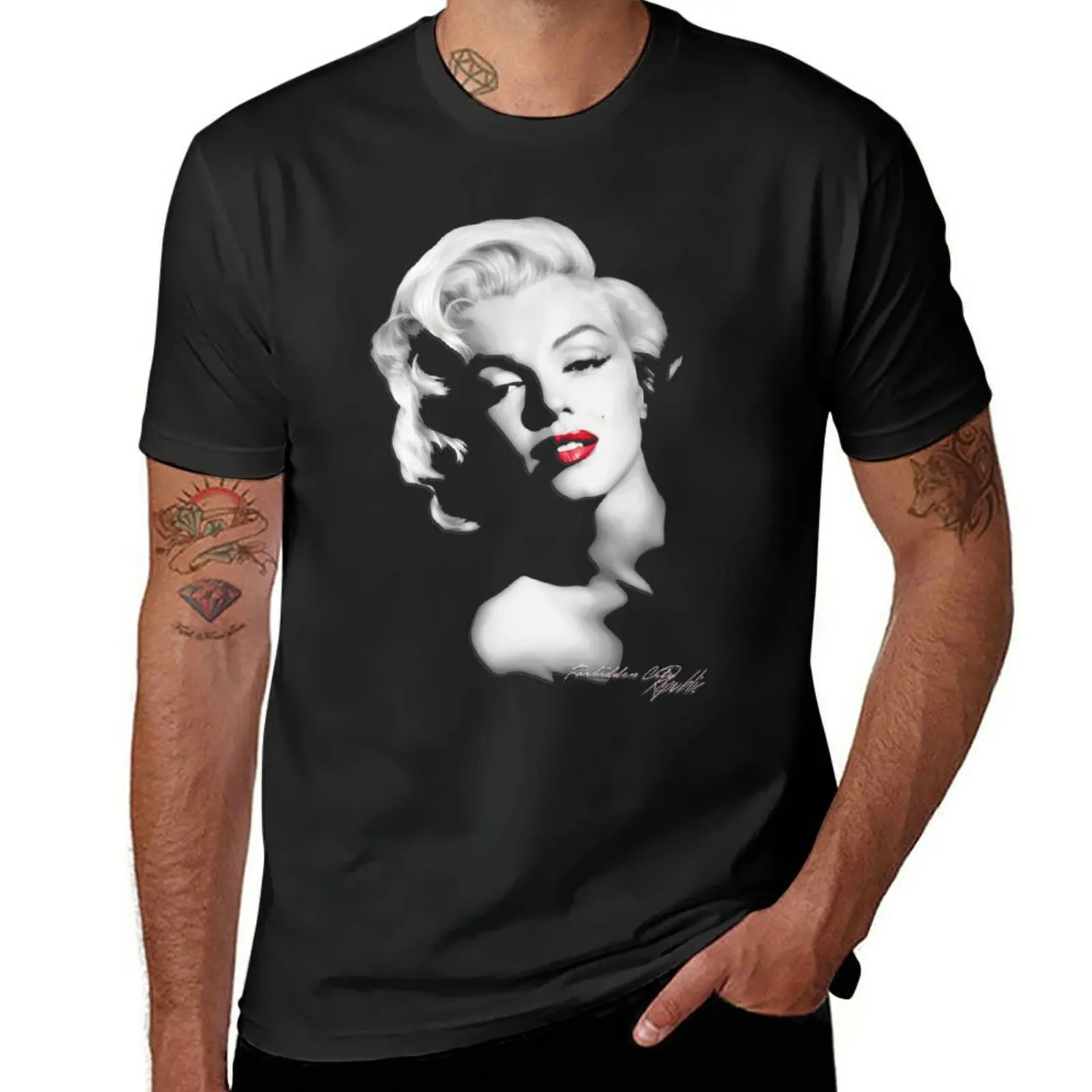 

Beautiful Marilyn Monroe T-Shirt custom t shirts sports fan t-shirts T-shirt short Short sleeve tee mens clothes