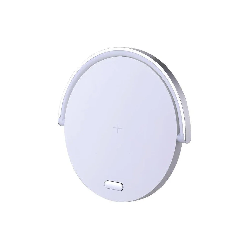 Qi 무선 충전기 LED 테이블 램프, DC5V, 10W, USB 충전 LED 책상 램프, 조명 조정 테이블 침대 옆 램프, 전화 거치대 포함