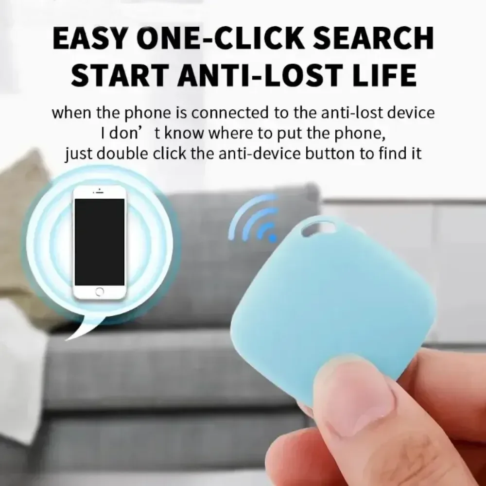Mini Bluetooth 5.0 Tracker AntiLost Device Round Pet Kids Bag Wallet Tracking Smart Finder Locator gps tracker wireless