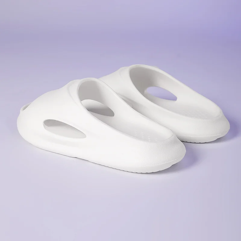 Tofflor för kvinnor och män Halkfria med tjock sula Mjukt skum Sliders Tofflor för inomhus utomhus Slip Comfy_voghion.com