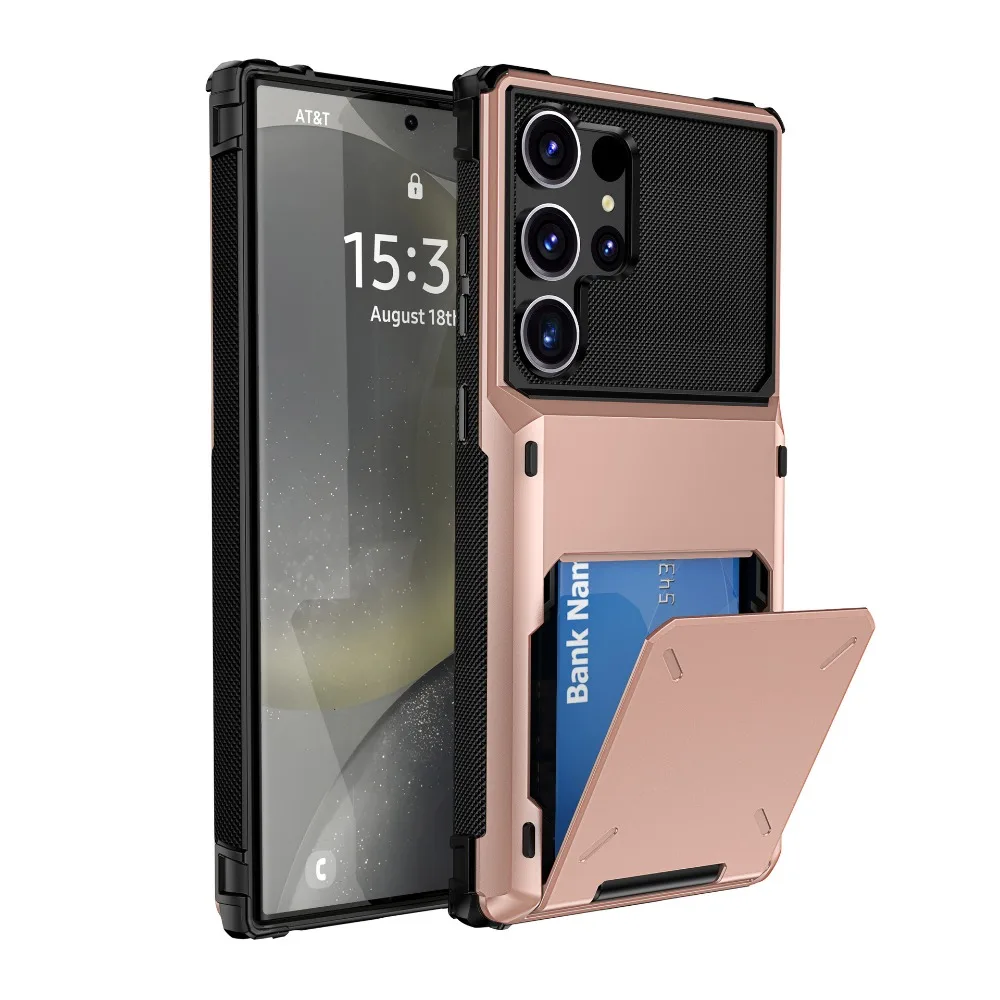 Stylish Wallet Phone Case with Card Holder & Protective Cover