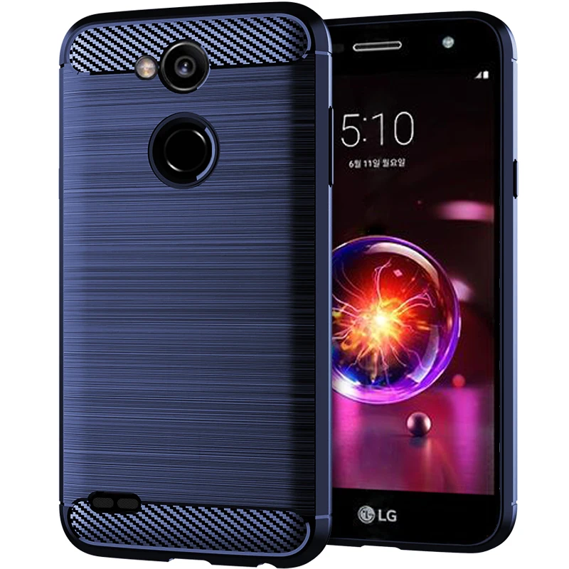 Shockproof Carbon Fiber Silicone Phone Case - Soft TPU Cover