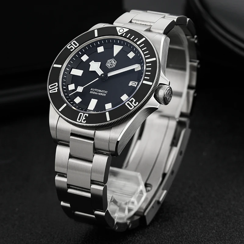 Watchdives X San Martin Titanium Diving Watch SN0121T Sapphire NH35 Automatic Ceramic Bezel 30Bar BGW-9 Luminous 39mm Wristwatch