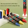 New Uni Posca Markers Pen Set PC-1M Waterproof Opaque Paint Pens Super Fine Nib 0.7mm Manga Graffiti Pen Art Supplies Stationery 4