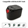 For Bosch 18V 12800MAH Lithium Ion Rechargeable Tool Battery PBA PST PSB PSR Bosch Home, Garden Tools (TypeC only) AL1810CV 4
