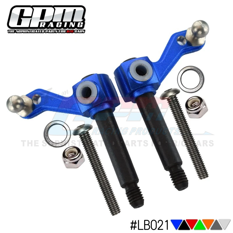 HOBOHY Aluminum Front Lower Arm Mount For Tamiya CW01 Lunch Box RC Car - Blue Upgrade Part