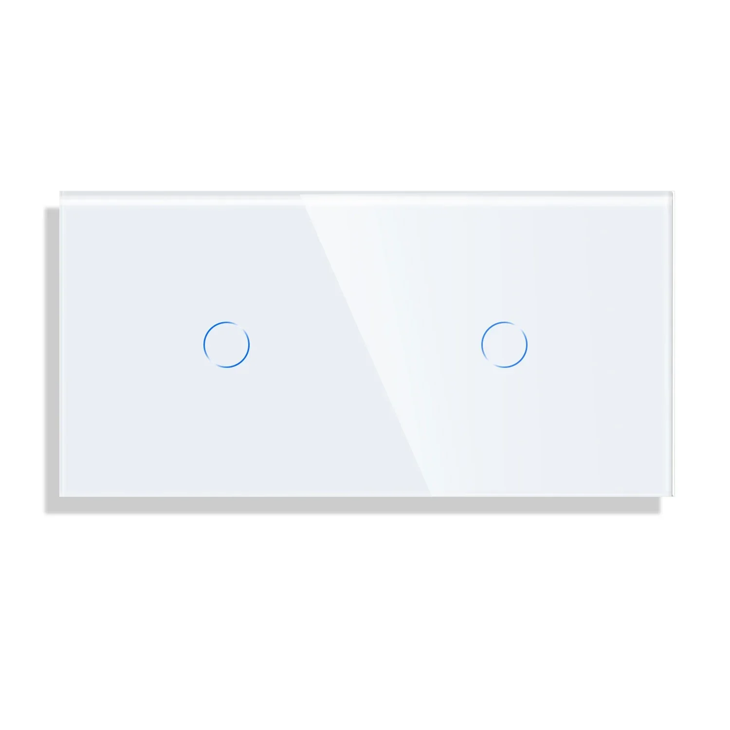 Bingoelec Triple Glass Panel 158mm Triple 1Gang For Wall Switch Function Part DIY with Metal Frame access panel