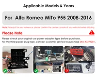 Auto radio za Alfa Romeo MiTo 955 2008-2016 3