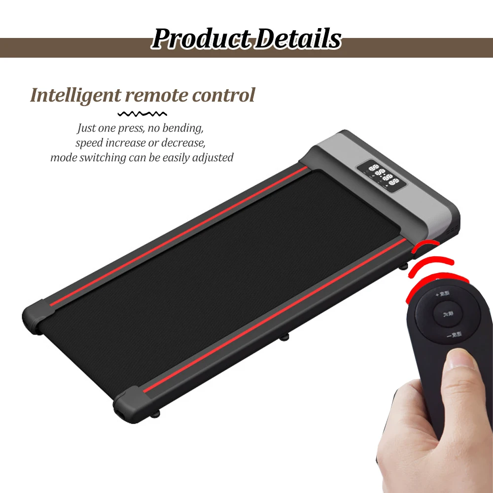 Premium Commercial Treadmill Machine For Gym Silent Shock Absorption Walking Pad Treadmill For Convenient Storage