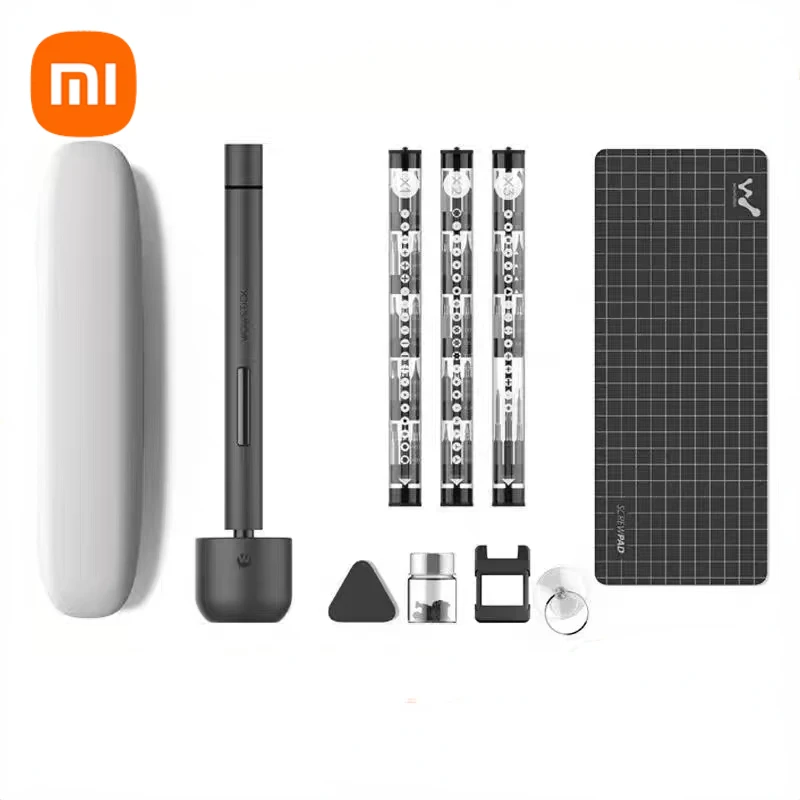 Аккумуляторная отвертка Xiaomi Wowstick 1F Pro 64 в 1, Электрическая отвертка со светодиодной подсветкой, электроинструменты