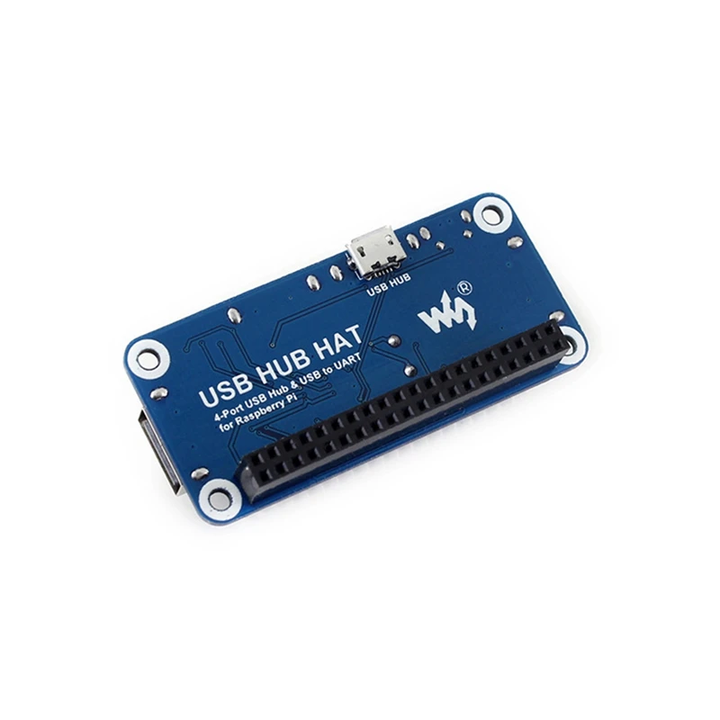 Waveshare 4 USB Ʈ USB HUB HAT 4B 3B +  W  WH ȣȯ USB2.0/1.1 º USB UART