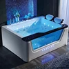 2 person  acrylic massage bathtub hotel luxury bath freestanding hydromassage 2