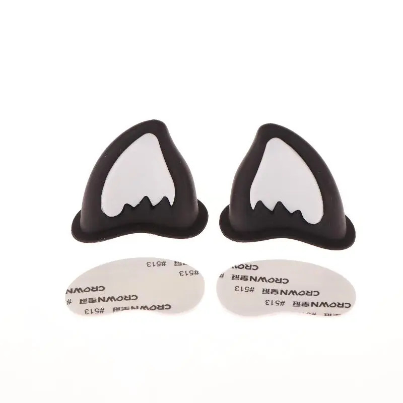 Motorrad Helm Katze Ohr Dekorationen Helm Ohr Zubehör Für Roller Fahrrad Klebstoff Motorrad Für Skateboard Für Radfahren – Detail 16