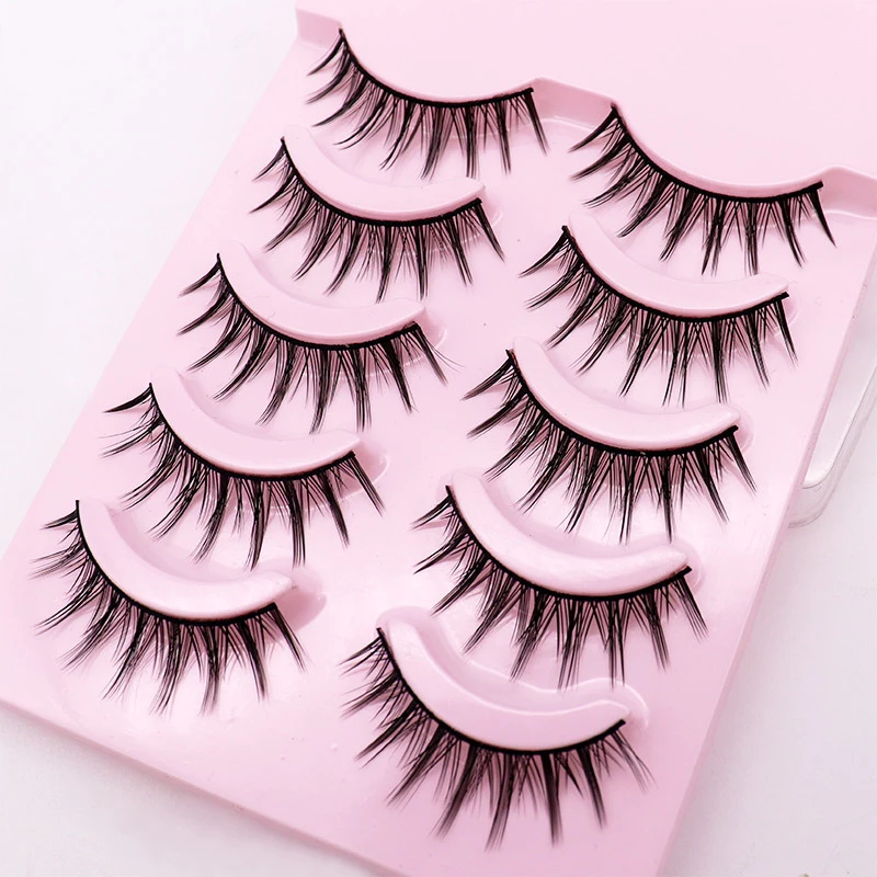 Cosplay&ware Little Devil 5 Pairs Manga Lashes Anime Cosplay Natural Wispy Korean Makeup Artificial False Eyelashes Yzl1 -Outlet Maid Outfit Store S51939e991e1441b7836beda770a0bd00K.jpg