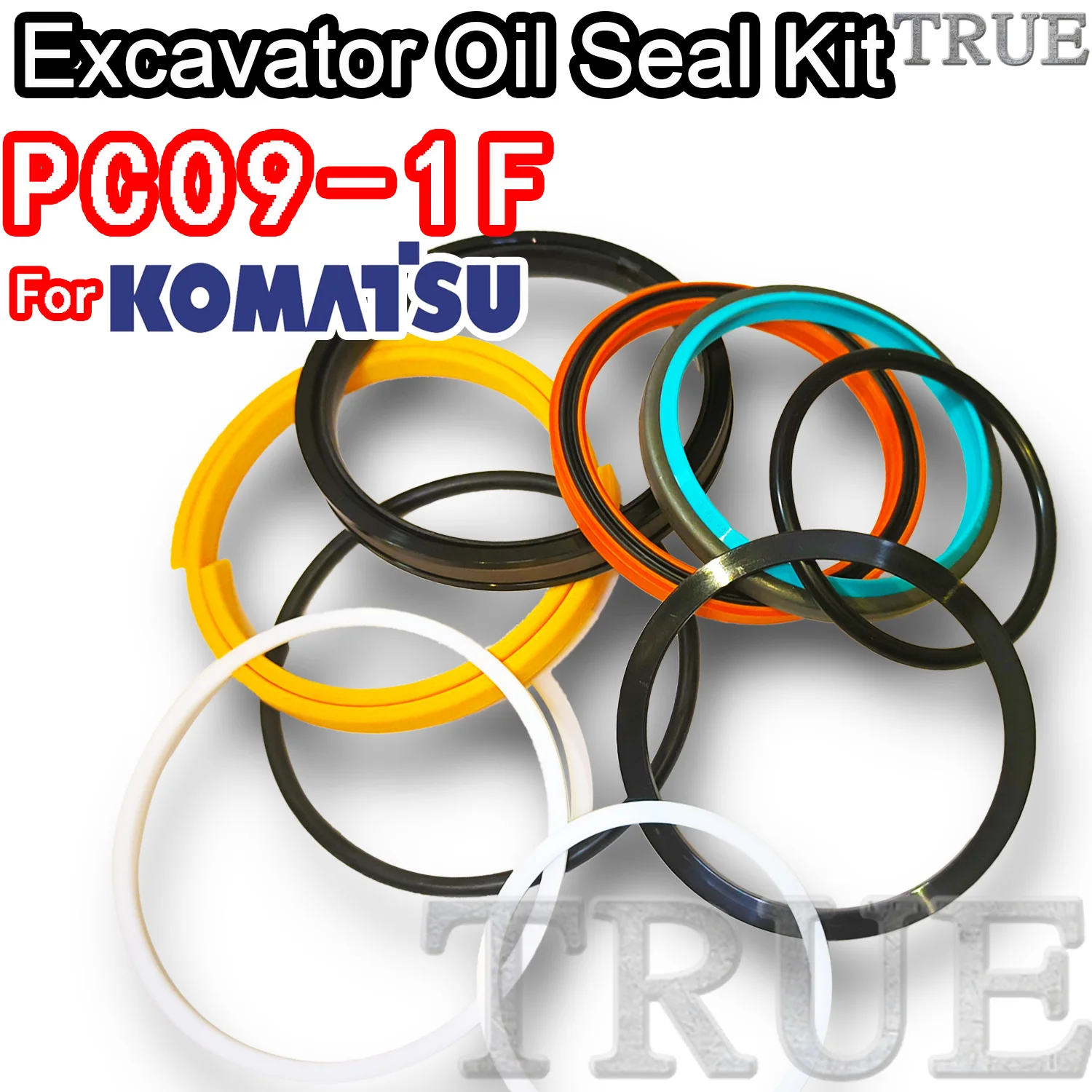 

For PC09-1F KOMATSU Oil Seal Excavator Repair Kit PC09 1F Machinery Maintenance Floating Rebuild Parts MOTOR Piston Rod Shaft
