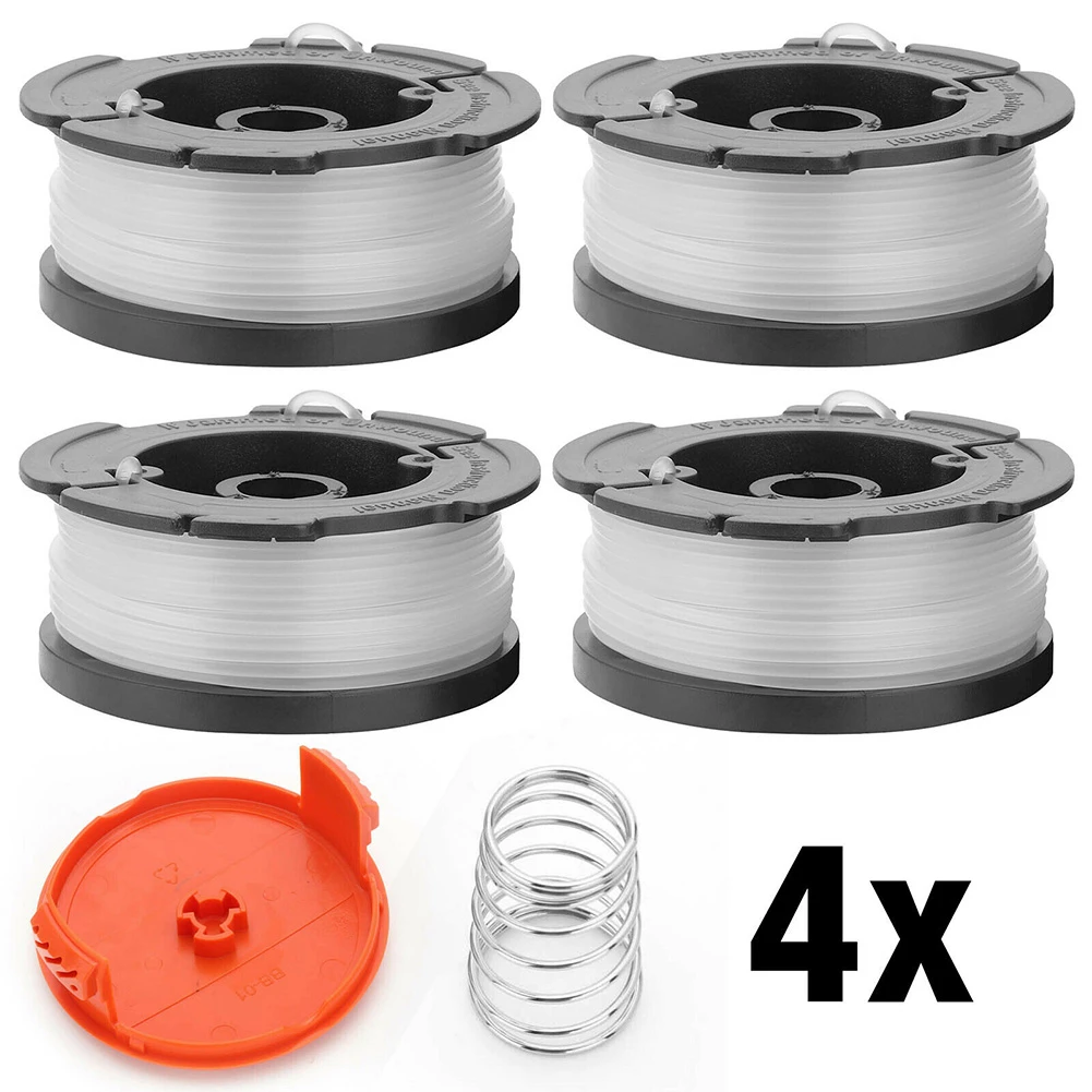 hedge trimmer 4Pcs Trimmer Coil Set Cover Spring For Black Decker Lawn Black And Decker Thread Trimmers GH400 GL301 MTC220 ST4525 GL555 ST6600 gas hedge trimmer