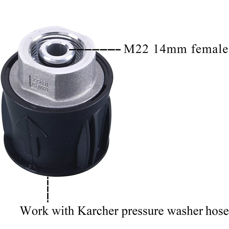 ROUE High Pressure Cleaner Hose Adapter M22 Quick Connector Converter Fitting For Karcher K2 K3 K4 K5 K6 K7 Pressure Washer