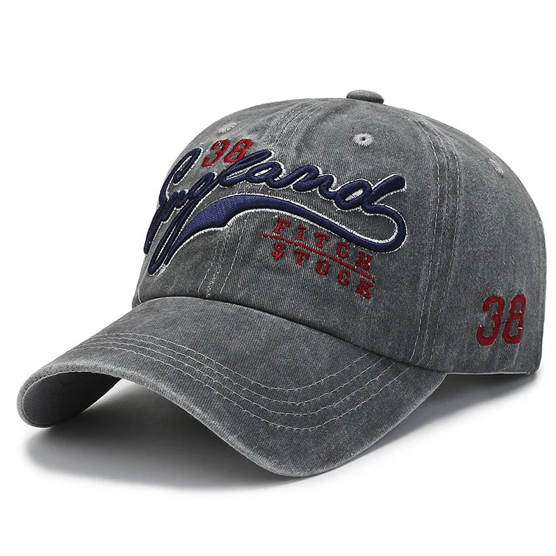 Men's Women Baseball Caps Retro Embroidery Soft Top Sunscreen Trucker Outdoor Sports Travel Hiking Climbing Hat A276