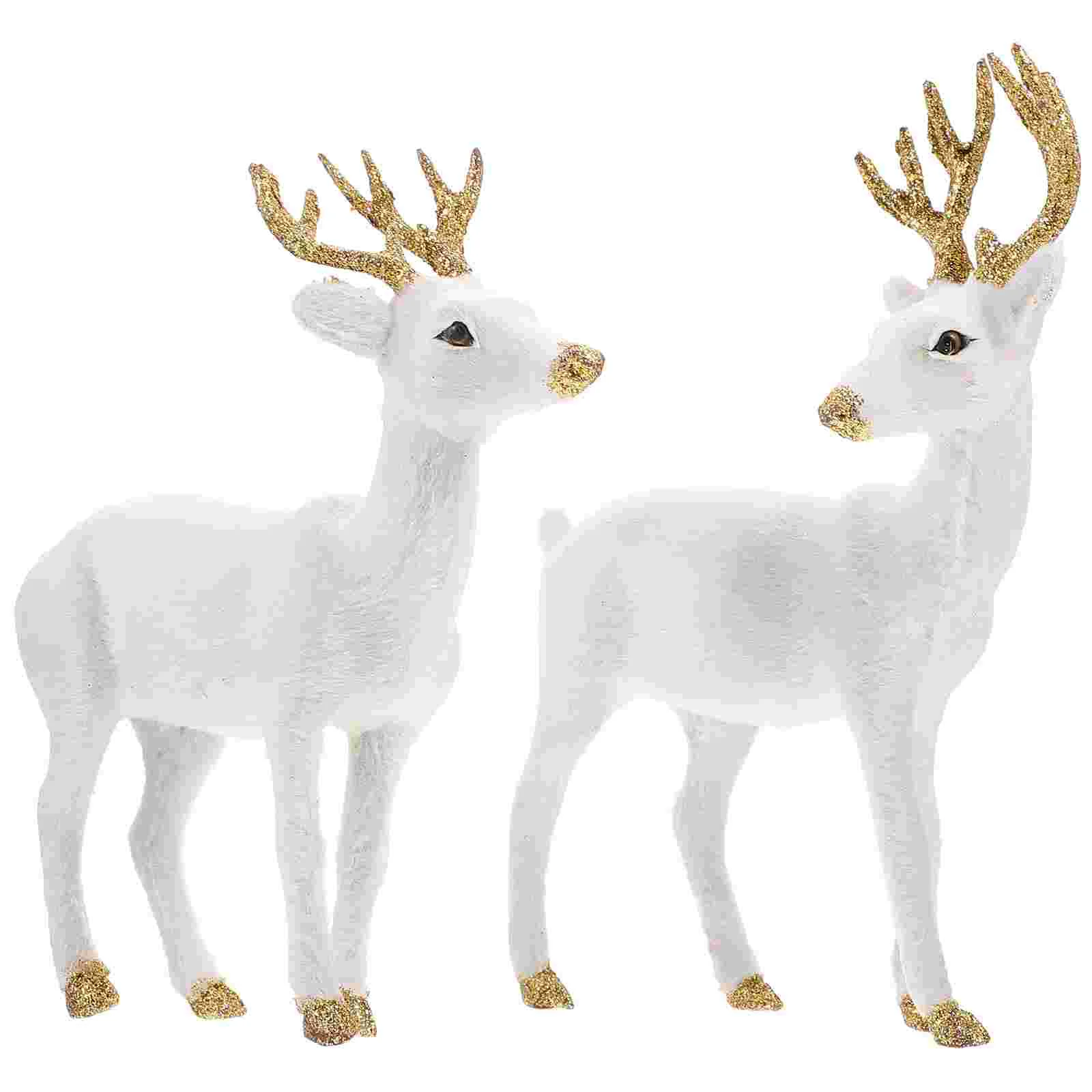 

Simulation Deer Ornaments Fine Durable Unique Sika Deer Desktop Ornament Simulation Deer Ornament Desktop Ornament