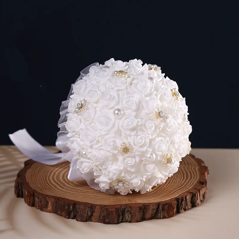 Rose bouquets Delicate romantic and creative bridal supplies suitable for engagement wedding home decor