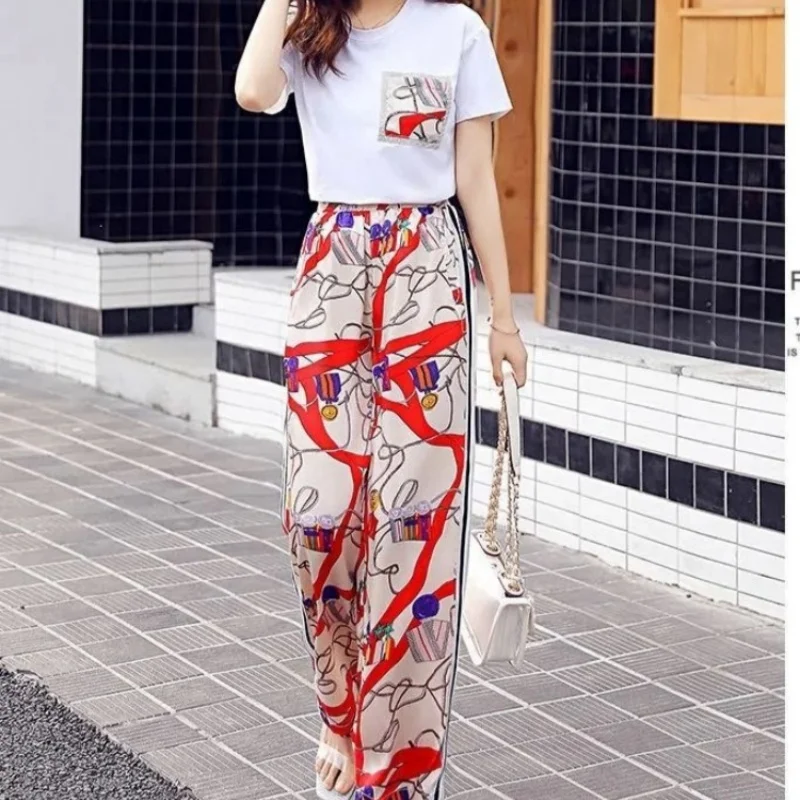 2024 New Set Casual Large Size Loose and Age Reducing Fashion Slim Fit Women's Fashion Style Two Piece Set New in Matching Sets