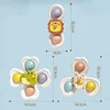 3PCS Suction Cup Spinner Toy Baby Bath Funny Game Educational Toys For Children Girls Boys Infant Sensory Stress Reliever Gift 5