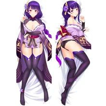 

Anime Game Genshin Impact Baal Character Dakimakura Anime Body Waifu pillowcase Hugging Long Girl Pillow cover Sexy Pillowcase