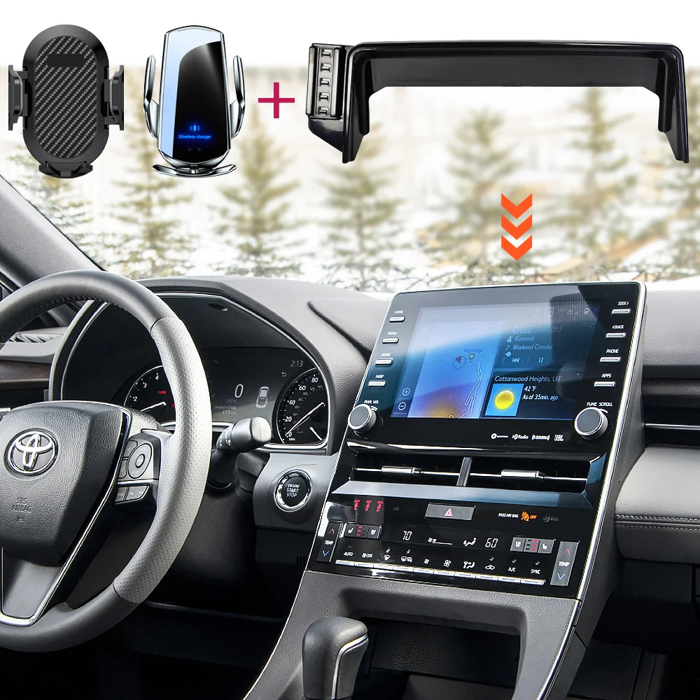 LUNQIN 車用携帯電話ホルダー トヨタ アバロン 2019 2022 自動車アクセサリー ナビゲーションスクリーンブラケット 並行輸入品 : LUNQIN 車用携帯電話ホルダー 2022 2023 2024 2025