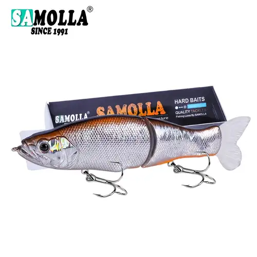 Slow Sinking SwimBaits Fishing Lures 30G Whopper Vibration Soft Tail Or Pike And Bass Hard Baits Isca Artificiall Accessories - Image 7