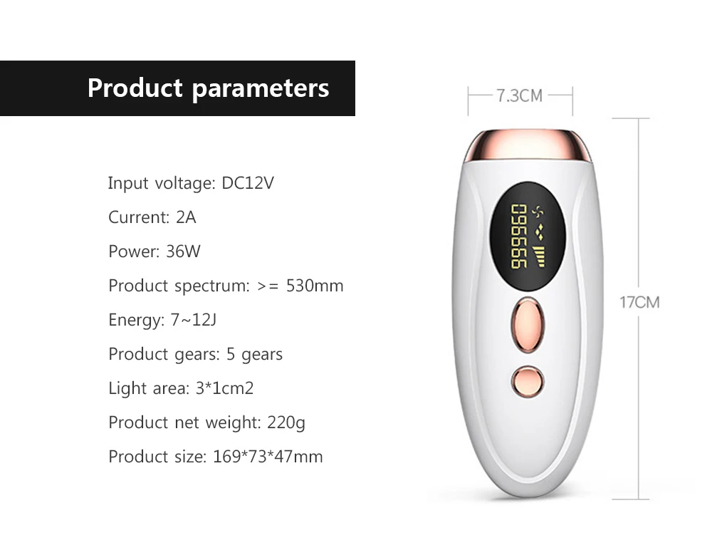 Ipl Laser Epilierer Für Damen Zur Dauerhaften Haarentfernung_voghion.com