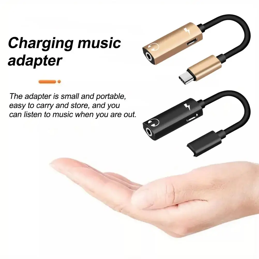 

2 In 1 Type C To 3.5MM Headphones Jack Audio Adapter For Samsung Galaxy S24 S23 S22 Ultra A54 A34 A53 Note 20 10 USB C Char Q2H9