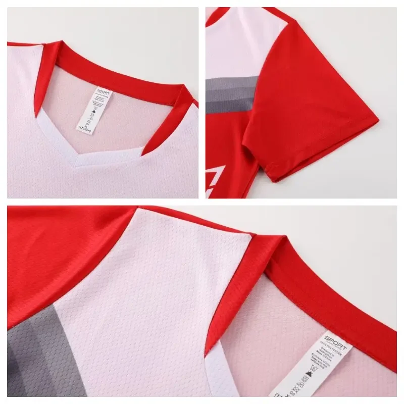 Volleyball Set 2 Pieces T-shirt And Pants Men Women Short Sleeve Badminton Tennis Jersey Short Sleeve Training Suits
