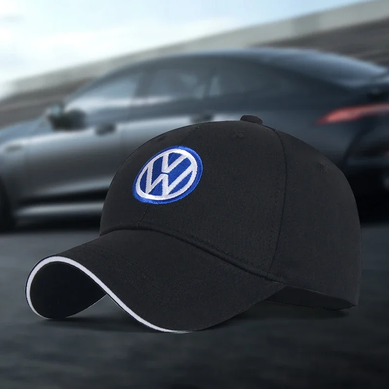 Car Duck Tongue Cap Adjustable Casual 3D Hat For Volkswagen VW GOLF Polo Tiguan PASSAT car cap