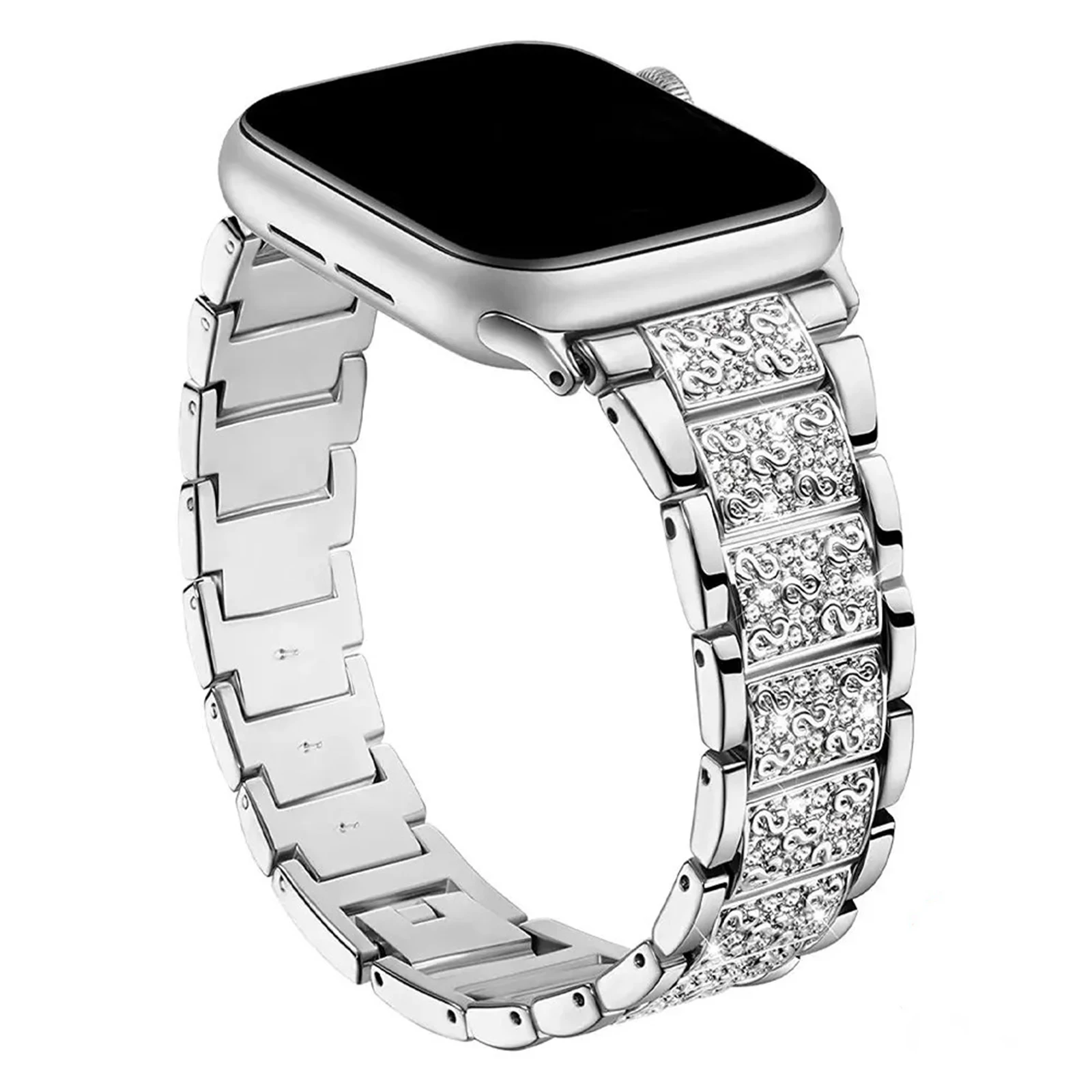 Women's Diamond Strap Stainless Steel Bracelet
