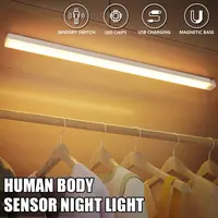 LED Smart Magnetic Human Body Sensor Light Punch-free Smart Sensor Magnetic Rechargeable LED Lights 2