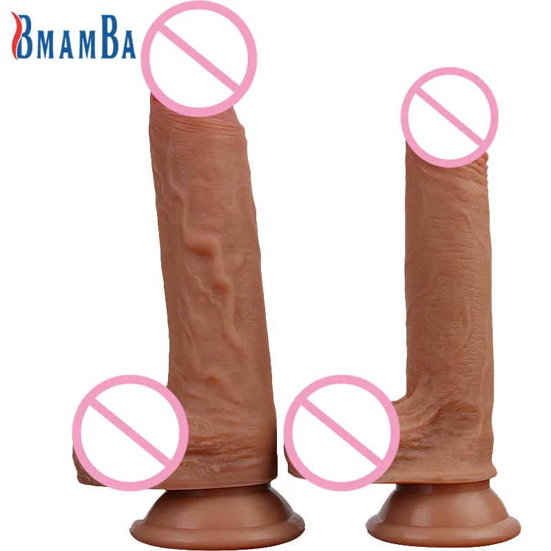Skin Silicone Dildo Sex Toy for Woman Realistic Penis with Suction Cup G Spot Vagina Stimulator Female Masturbation Sex Products