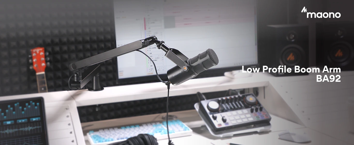 Maono BA92 Professional Microphone Arm Stand description image