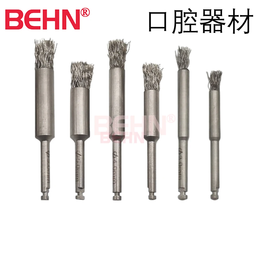 

Bg-ld-titanic-brush - Implant thread Maintenance Titanium Brush Cleaning repair tool Dental abutment denture brush
