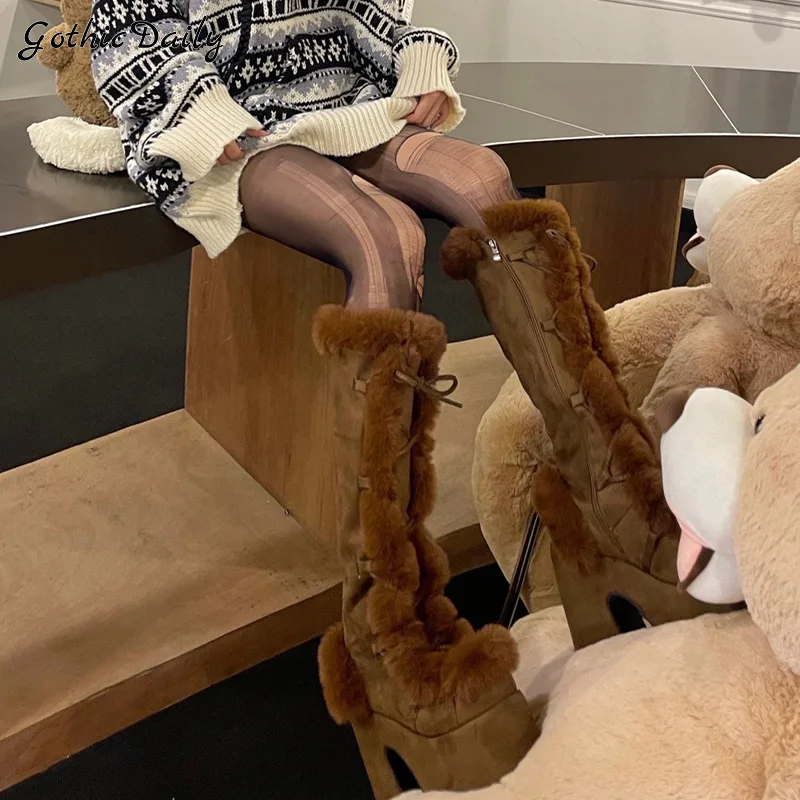 Zapatillas Bratz Peluche Peluche Tacones De Las Bratz Botas De