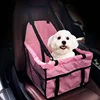Dog Car Seat Cover Foldable Hammock Pet Harness Cat Bag Basket Stable and Foldable Travel Pet Dog and Cat Safety Car Seat 3