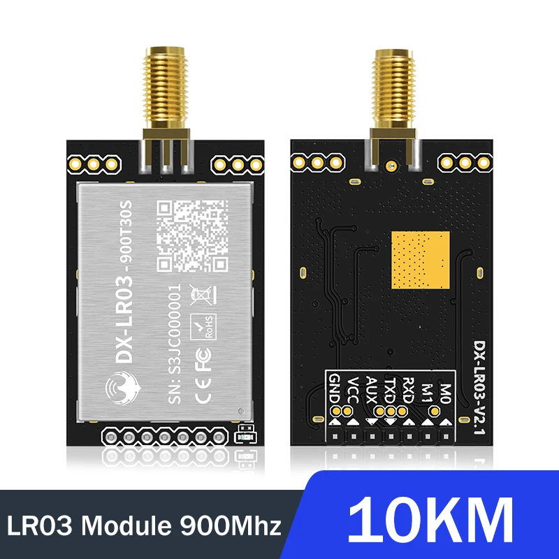 RF Lora 868Mhz 915Mhz Wireless Module 10KM long range communication ...