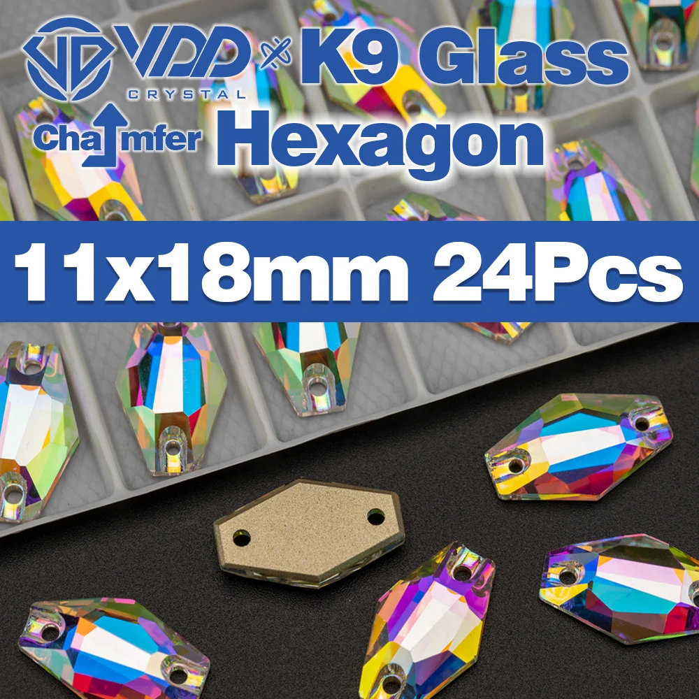 Premium K9 Glass Sew-On Rhinestones - Top Quality Crystal AB Flatback Stones for Clothing and Wedding Accessories