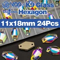 Hexagon11x18mm-24Pcs